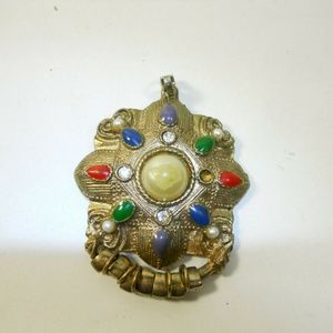 Medallion Vintage Necklace Middle Eastern Style